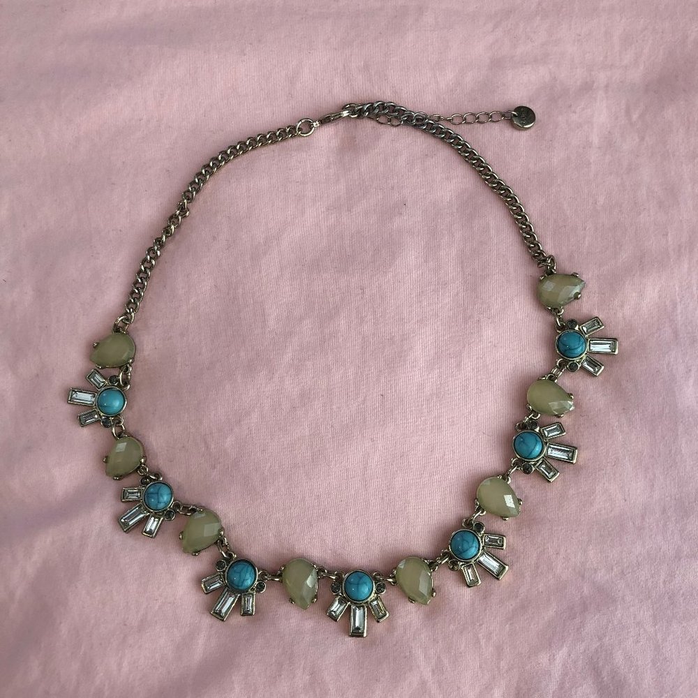 Loft Green Gem Necklace